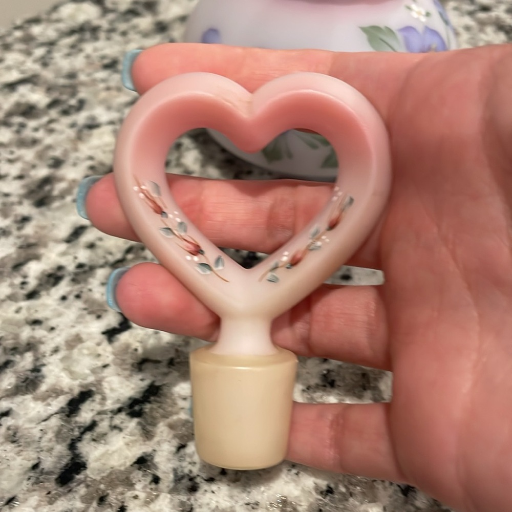 NWT Fenton Burmese Perfume Bottle - Picture 2 of 6
